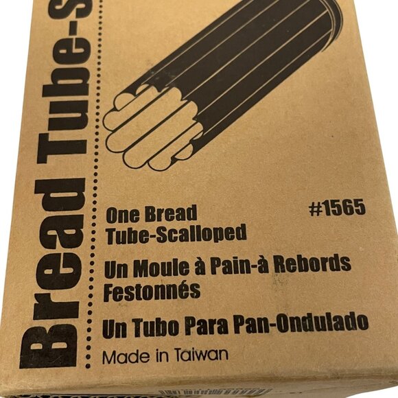 The Pampered Chef Bread Tube-Scalloped #1565 Stainless Steel Bread Mold - Picture 5 of 12